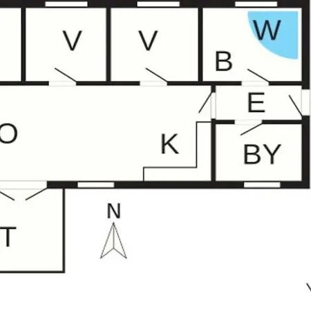 8 Person In Rodby-by Traum Prázdninový dům
